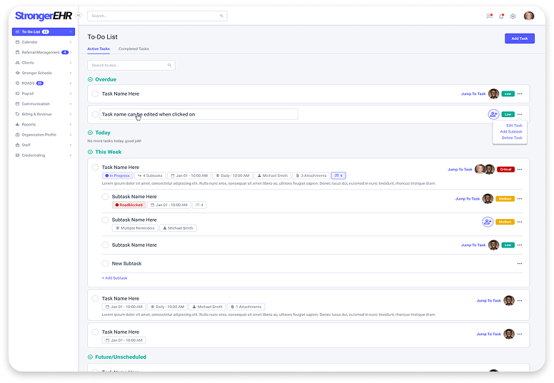 Fully Integrated To-Do Lists